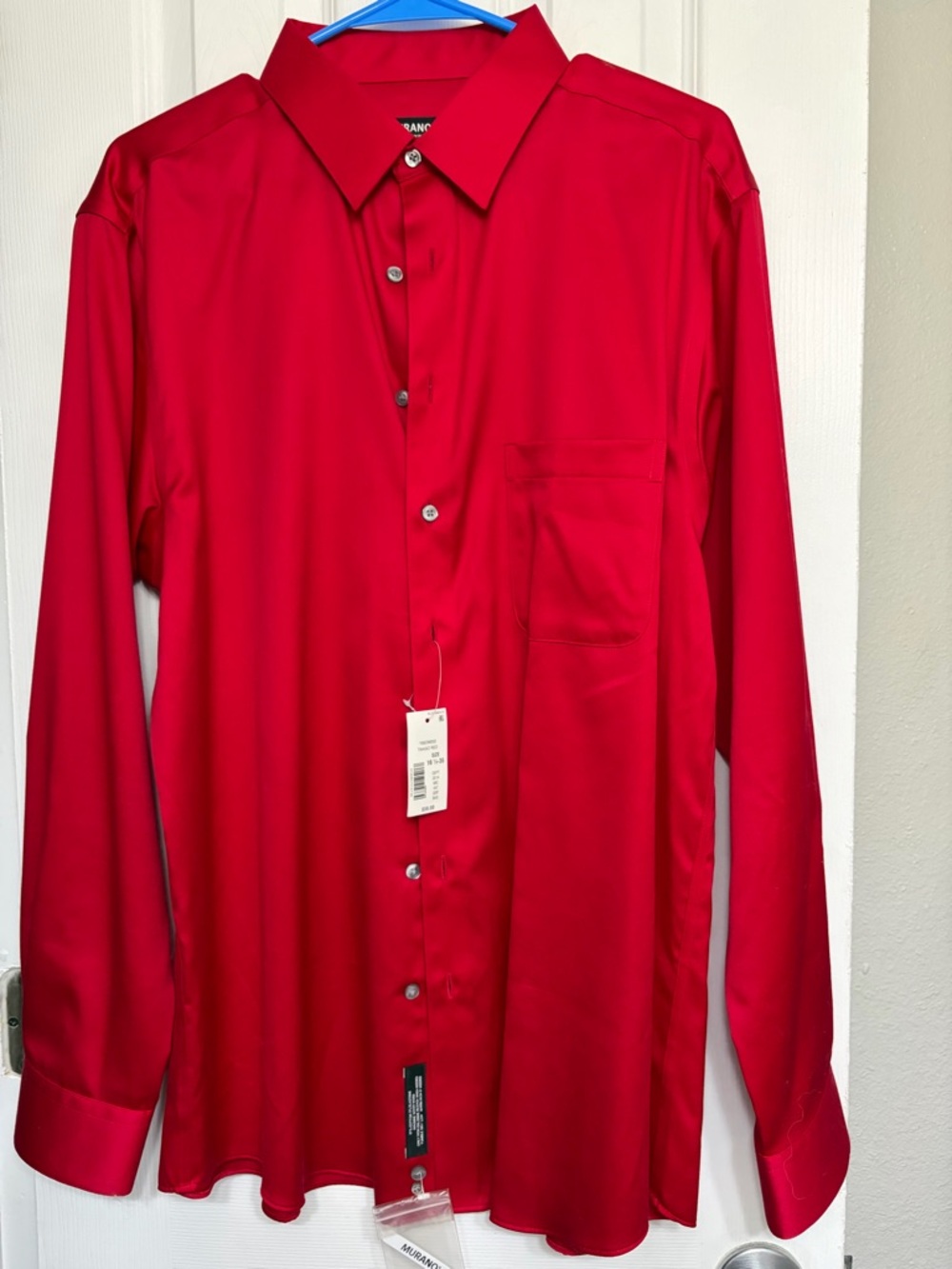Men's Classic Red Dress Shirt - murano